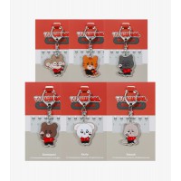 T1 Animal Friends ACRYLIC KEYCHAIN-T1 Fighting